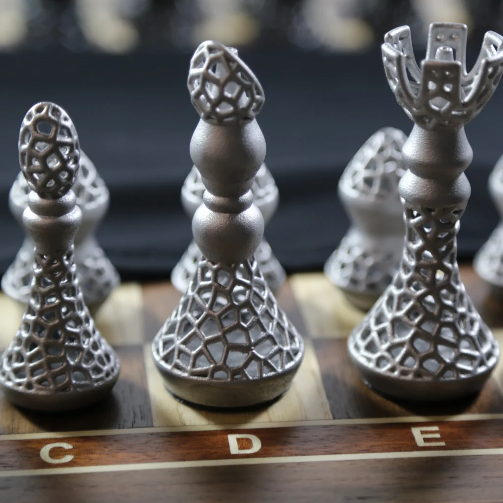 Exclusive-Metal-3D-Printed-Chess-Set-1-scaled