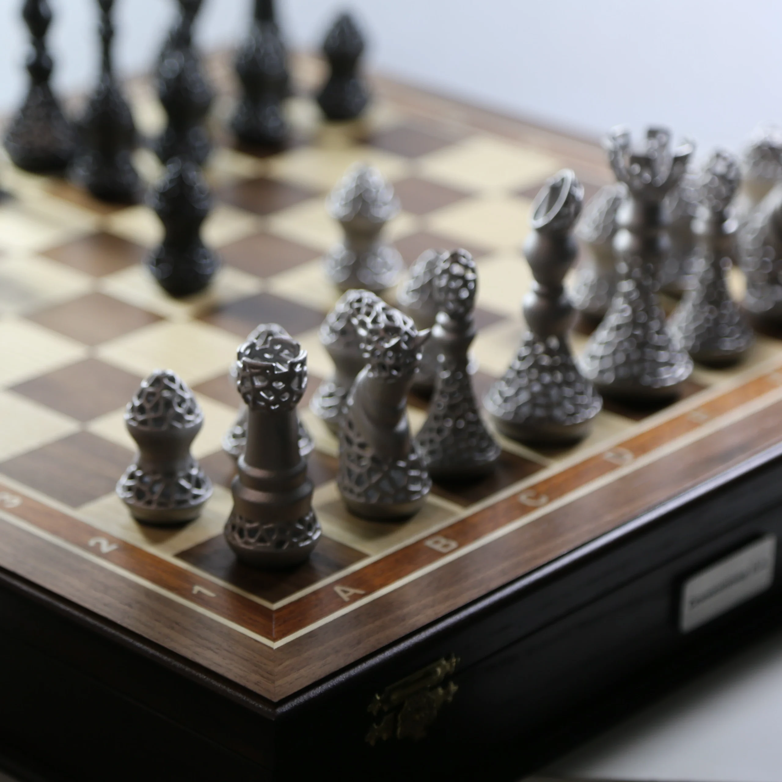 Exclusive Metal 3D Printed Chess Set