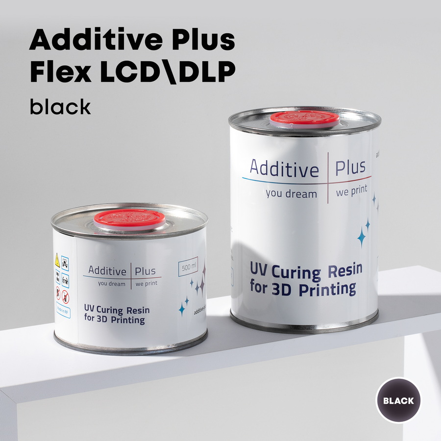 Additive Plus Flex Photopolymer Resin for 3D Printers
