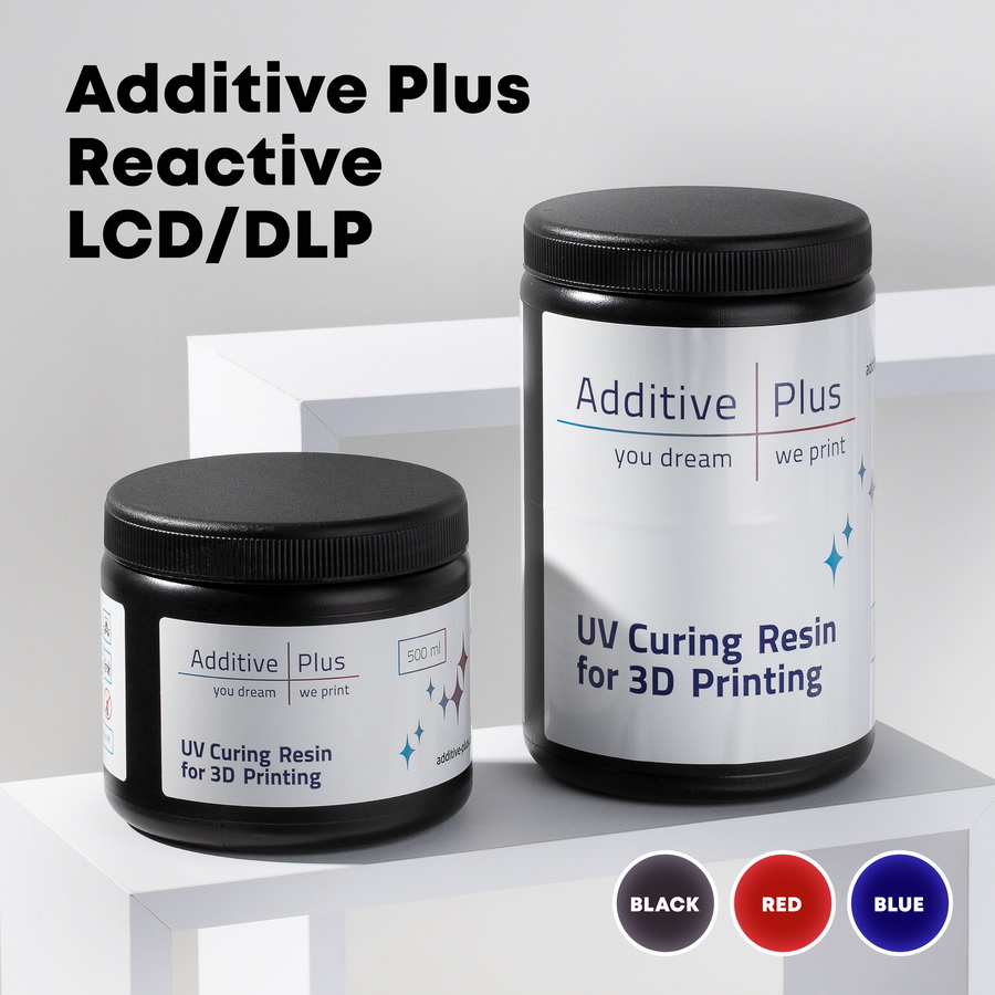 Additive Plus Reactive Photopolymer Resin for 3D Printers