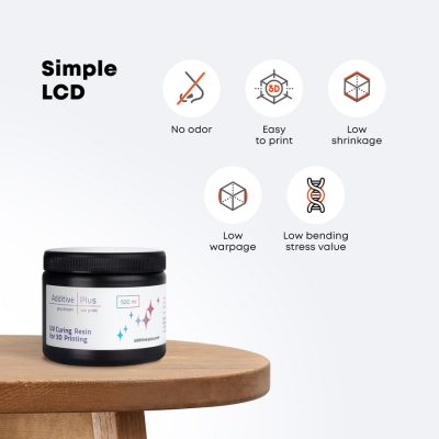 Additive Plus Simple Photopolymer Resin For 3D Printers