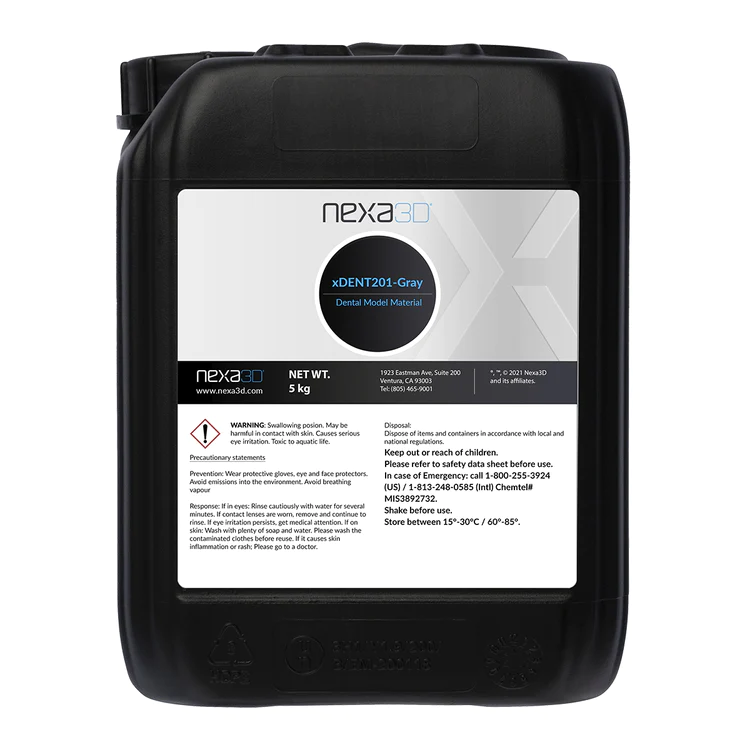 xDENT201-Gray Resin 5kg
