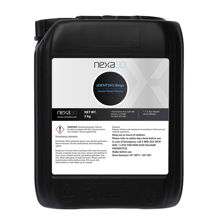xDENT341-Beige Resin 5kg